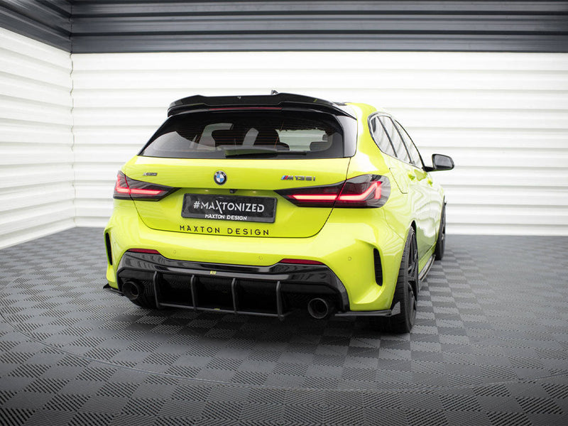 Maxton Design - STREET PRO REAR SIDE SPLITTERS V.1 + FLAPS V.1 BMW 1 F40 M-PACK / M135I