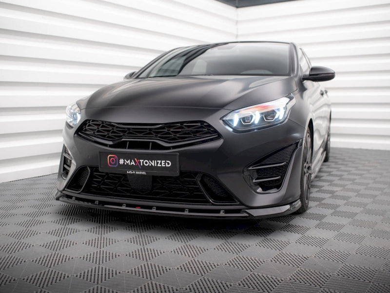 Maxton Design - Front Splitter V.2 Kia Proceed GT Mk3 Facelift / Ceed GT / GT - Line Mk1 Facelift