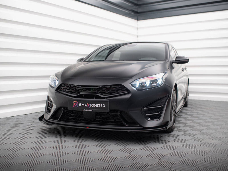 Maxton Design - Front Flaps Kia Proceed GT Mk3 Facelift / Ceed GT / GT - Line Mk1 Facelift