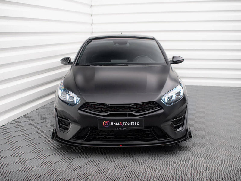 Maxton Design - Front Flaps Kia Proceed GT Mk3 Facelift / Ceed GT / GT - Line Mk1 Facelift