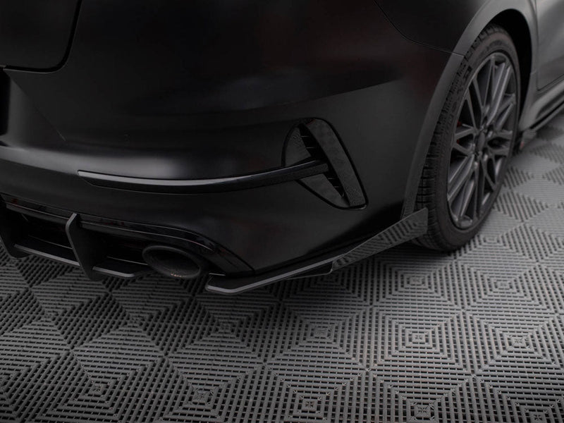 Maxton Design - STREET PRO REAR SIDE SPLITTERS + FLAPS KIA PROCEED GT MK1 FACELIFT