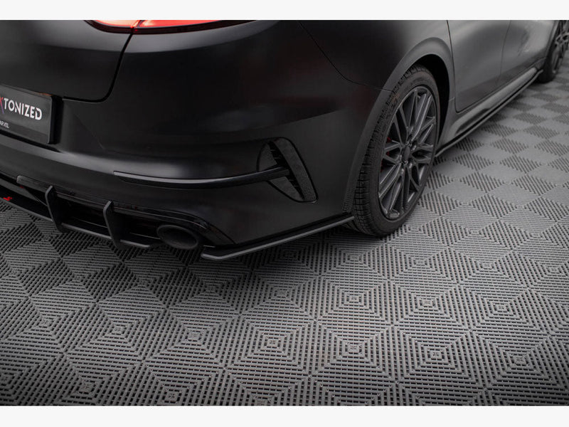 Maxton Design - STREET PRO REAR SIDE SPLITTERS KIA PROCEED GT MK1 FACELIFT