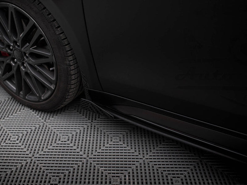 Maxton Design - Street PRO Side Skirts Diffusers + Flaps Kia Proceed GT / GT-Line Mk1 Facelift / Ceed GT Mk3 Facelift