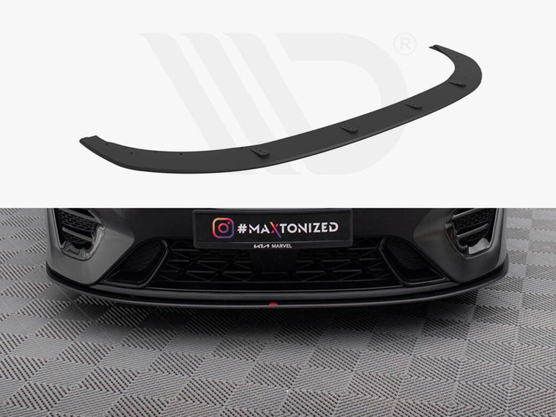 Maxton Design - Street PRO Front Splitter Kia Proceed GT Mk3 Facelift / Ceed GT / GT - Line Mk1 Facelift