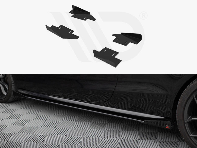 Maxton Design - SIDE FLAPS AUDI A5 / A5 S-LINE / S5 COUPE / CABRIO 8T / 8T FACELIFT