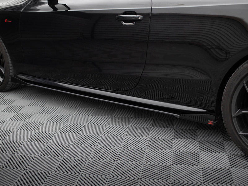 Maxton Design - SIDE FLAPS AUDI A5 / A5 S-LINE / S5 COUPE / CABRIO 8T / 8T FACELIFT