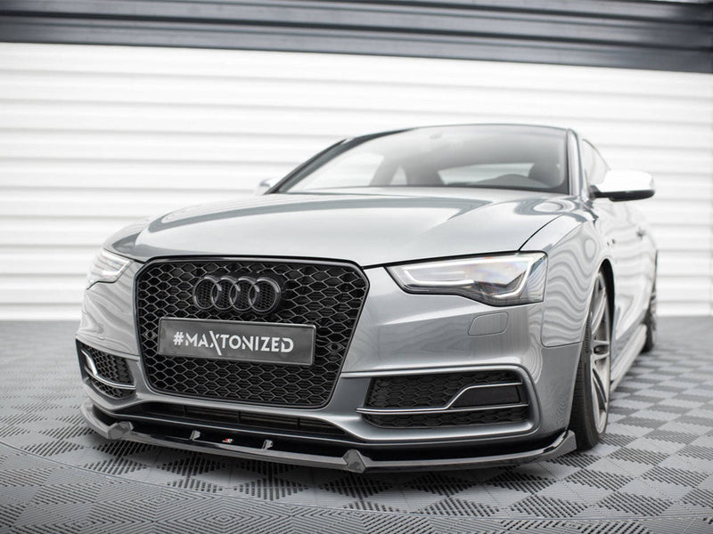 Maxton Design - FRONT SPLITTER V.3 AUDI S5 / A5 S-LINE COUPE / SPORTBACK 8T FACELIFT