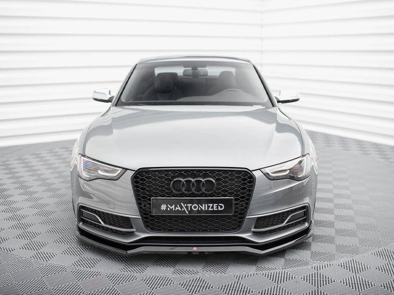 Maxton Design - FRONT SPLITTER V.4 AUDI S5 / A5 S-LINE COUPE / SPORTBACK 8T FACELIFT
