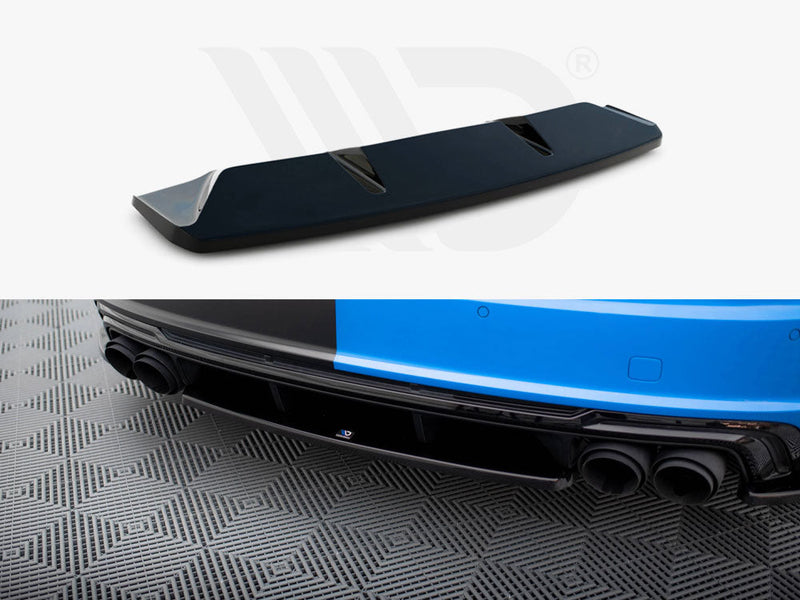Maxton Design - Central Rear Splitter Audi TT S 8S Facelift