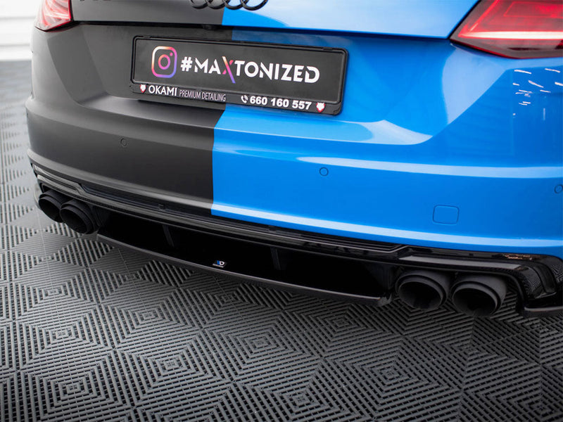 Maxton Design - Central Rear Splitter Audi TT S 8S Facelift