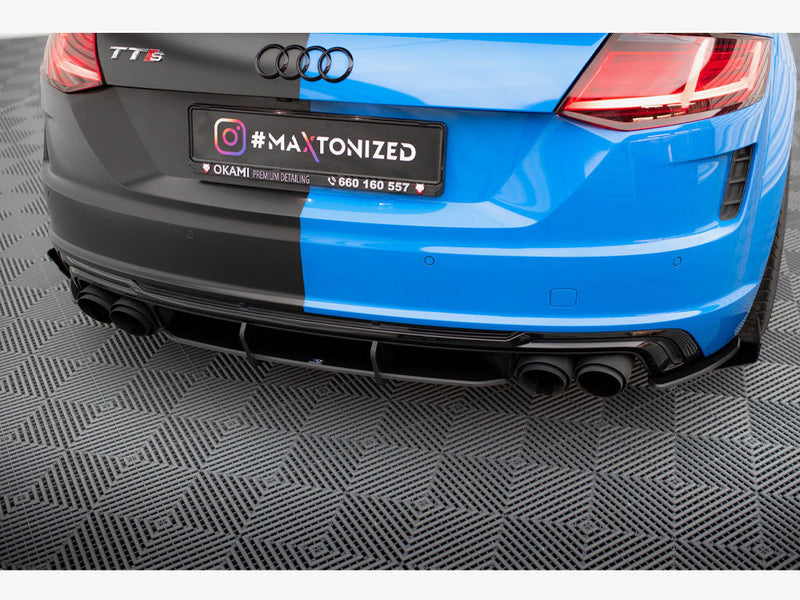 Maxton Design - Street PRO Rear Diffuser Audi TT S 8S Facelift