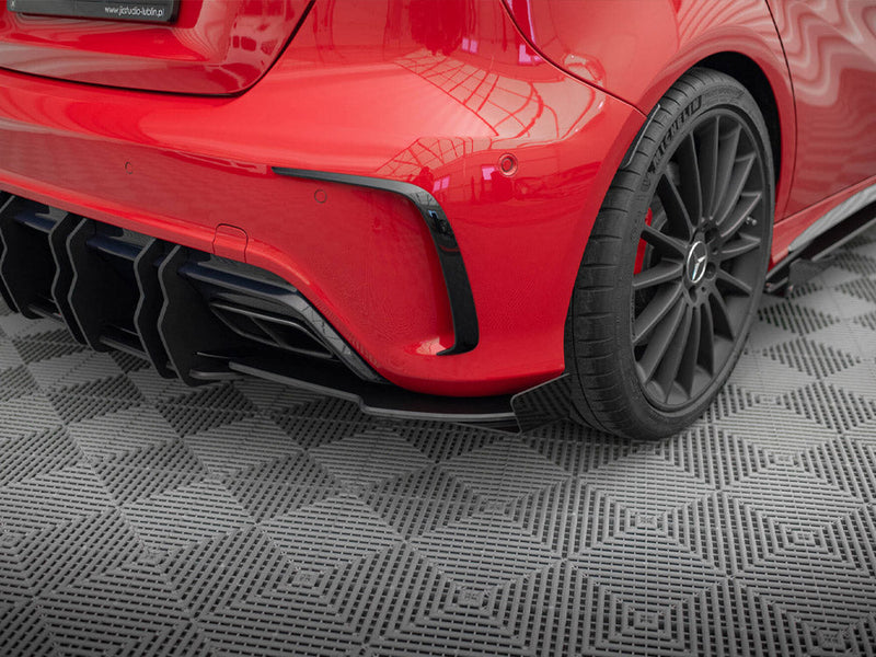 Maxton Design - REAR SIDE FLAPS MERCEDES-BENZ A 45 AMG W176 FACELIFT