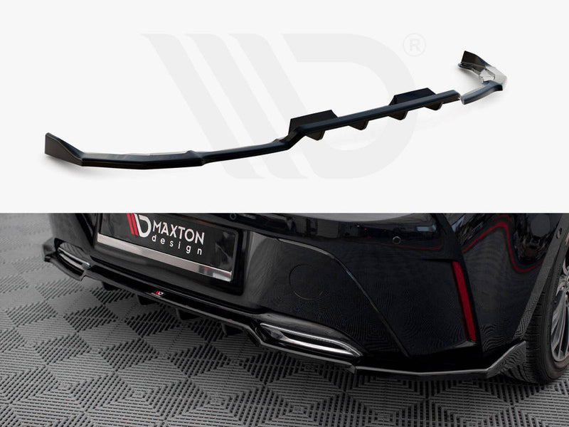 Maxton Design - Central Rear Splitter (Vertical Bars) Toyota Corolla Hatchback Mk12