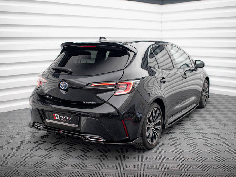 Maxton Design - Central Rear Splitter (Vertical Bars) Toyota Corolla Hatchback Mk12