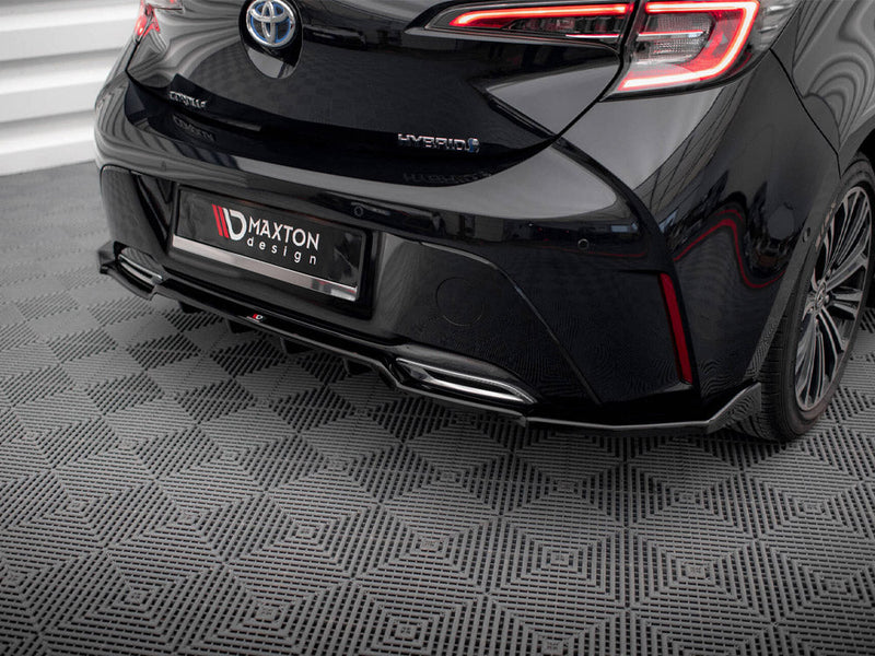 Maxton Design - Central Rear Splitter (Vertical Bars) Toyota Corolla Hatchback Mk12