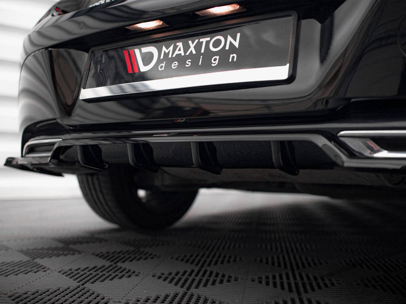 Maxton Design - Central Rear Splitter (Vertical Bars) Toyota Corolla Hatchback Mk12