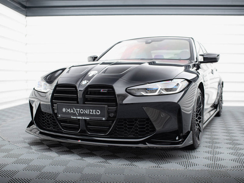 Maxton Design - Front Splitter V.4 CSL Look BMW M4 G82 / G82 Facelift