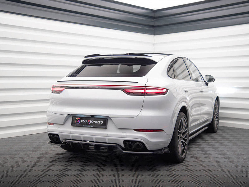 Maxton Design - Rear Splitter (Vertical Bars) Porsche Cayenne Coupe / SUV Mk3