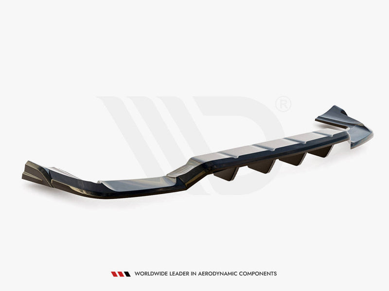 Maxton Design - Rear Splitter (Vertical Bars) Porsche Cayenne Coupe / SUV Mk3