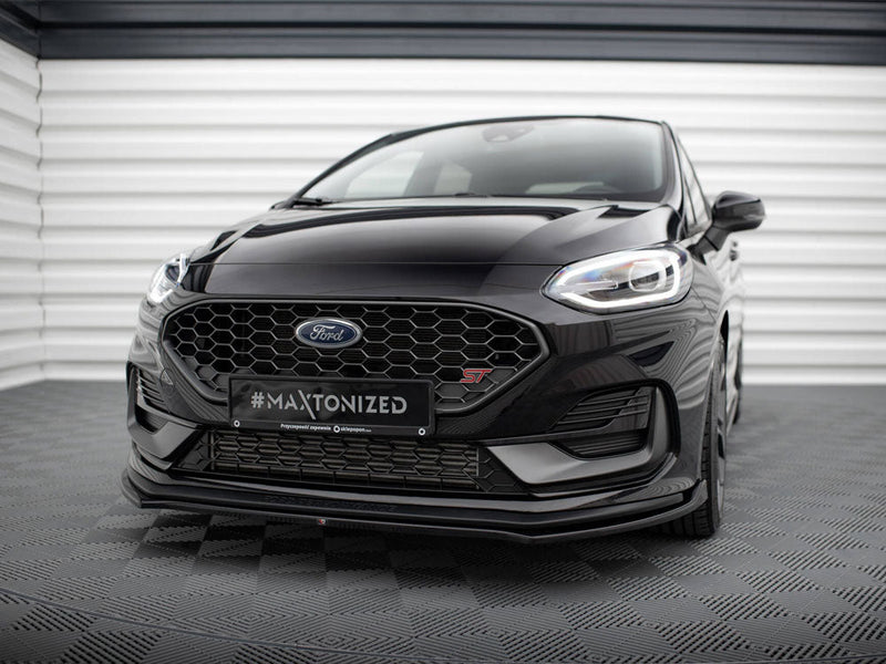 Maxton Design - FRONT SPLITTER V.1 FORD FIESTA ST / ST-LINE MK8/8.5