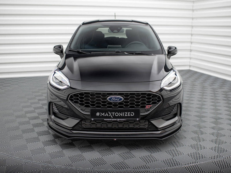 Maxton Design - FRONT SPLITTER V.1 FORD FIESTA ST / ST-LINE MK8/8.5