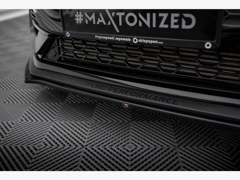 Maxton Design - FRONT SPLITTER V.1 FORD FIESTA ST / ST-LINE MK8/8.5