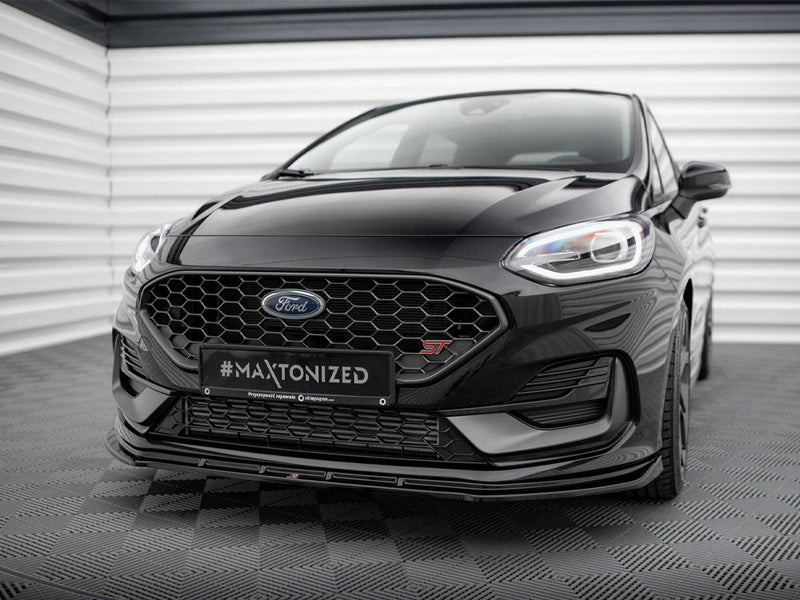 Maxton Design - FRONT SPLITTER V.2 FORD FIESTA ST / ST-LINE MK8/8.5
