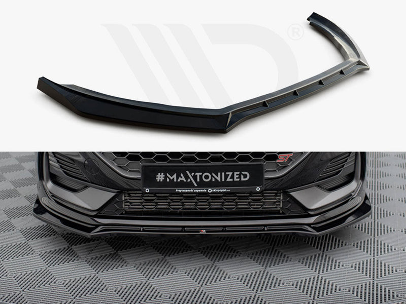 Maxton Design - FRONT SPLITTER V.4 FORD FIESTA ST / ST-LINE MK8/8.5