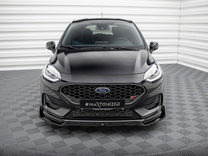 Maxton Design - FRONT SPLITTER V.4 + FLAPS FORD FIESTA ST / ST-LINE MK8 / 8.5