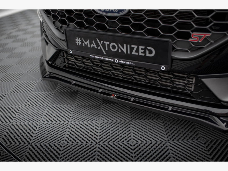 Maxton Design - FRONT SPLITTER V.4 + FLAPS FORD FIESTA ST / ST-LINE MK8 / 8.5