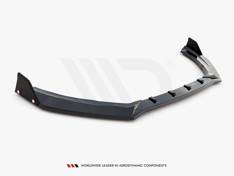 Maxton Design - FRONT SPLITTER V.4 + FLAPS FORD FIESTA ST / ST-LINE MK8 / 8.5