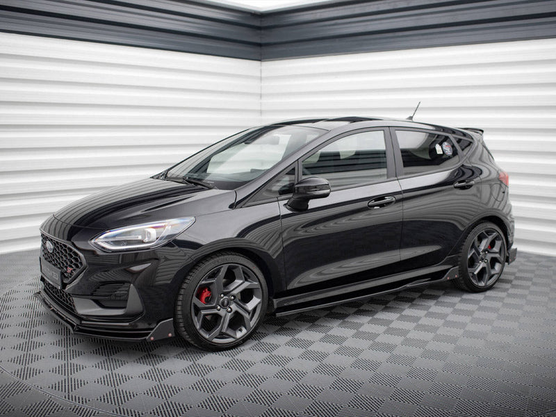 Maxton Design - SIDE SKIRTS DIFFUSERS V.2 + FLAPS FORD FIESTA ST / ST-LINE MK8/8.5