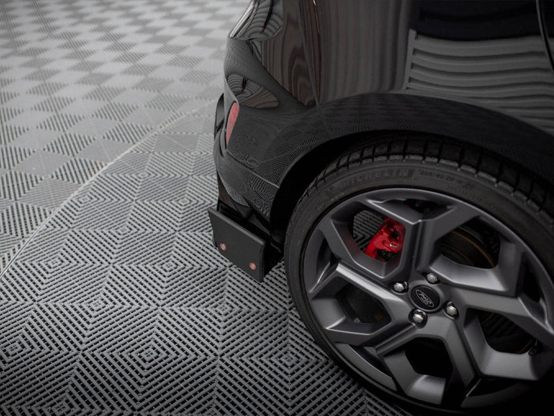 Maxton Design - REAR SIDE SPLITTERS V.4 + FLAPS FORD FIESTA ST MK8/8.5