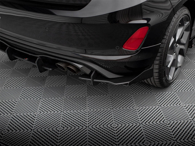 Maxton Design - STREET PRO REAR DIFFUSER(+FLAPS) FORD FIESTA MK8/8.5 ST (2018-2024)
