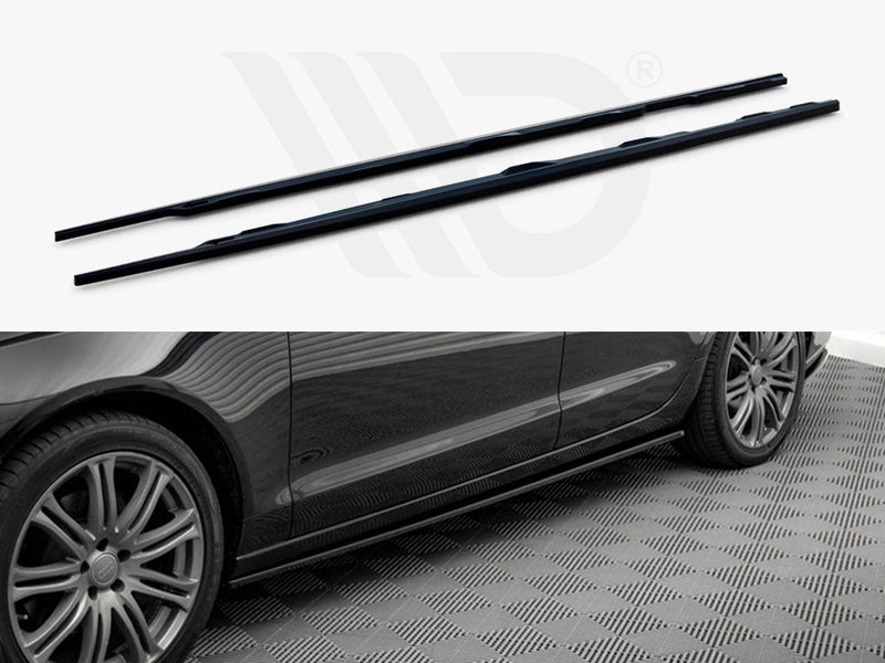 Maxton Design - SIDE SKIRTS DIFFUSERS V.2 AUDI A6 C7