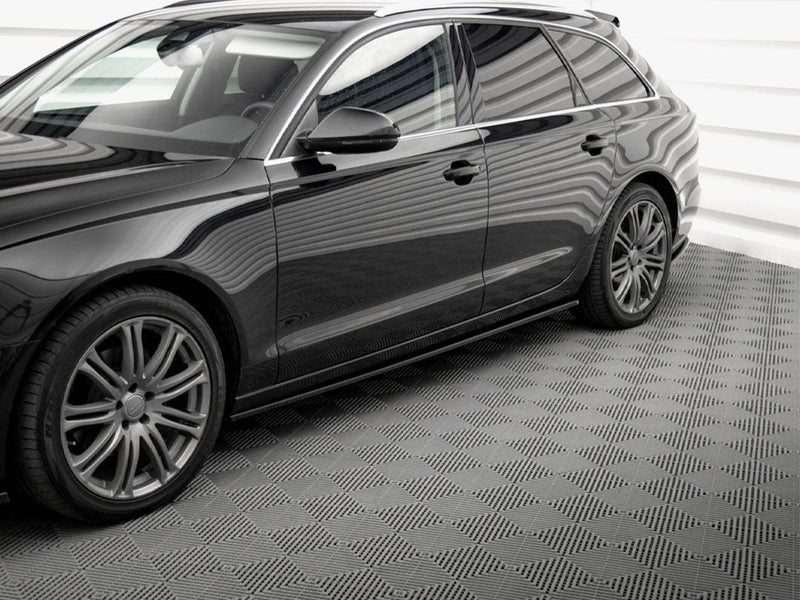Maxton Design - SIDE SKIRTS DIFFUSERS V.2 AUDI A6 C7