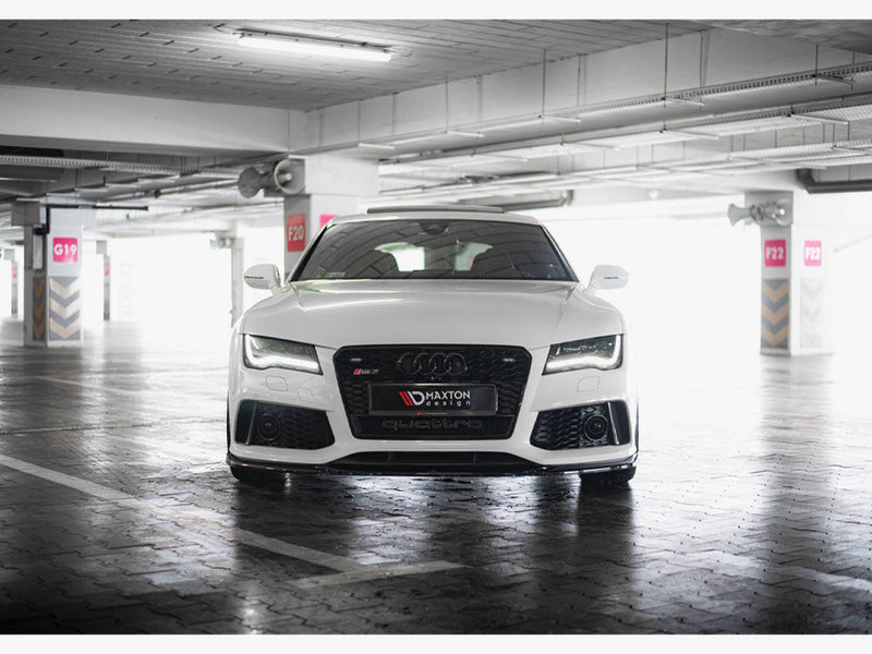 Maxton Design - Front Splitter V.4 Audi RS7 C7