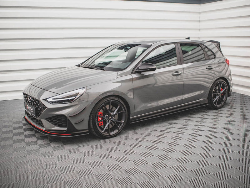 Maxton Design - Street PRO Side Skirts Diffusers V.2 Hyundai I30 N Mk3 / Mk3 FL