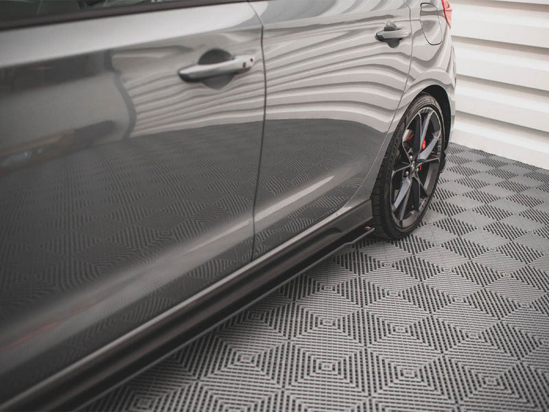 Maxton Design - Street PRO Side Skirts Diffusers V.2 Hyundai I30 N Mk3 / Mk3 FL