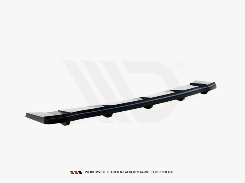 Maxton Design - Central Rear Splitter (Vertical Bars) Audi A5 S-Line F5 Coupe / Sportback