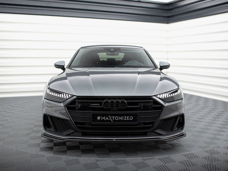 Maxton Design - Front Splitter V.1 Audi A7 S-Line C8 / S7 C8 / C8 Facelift / S7 Facelift