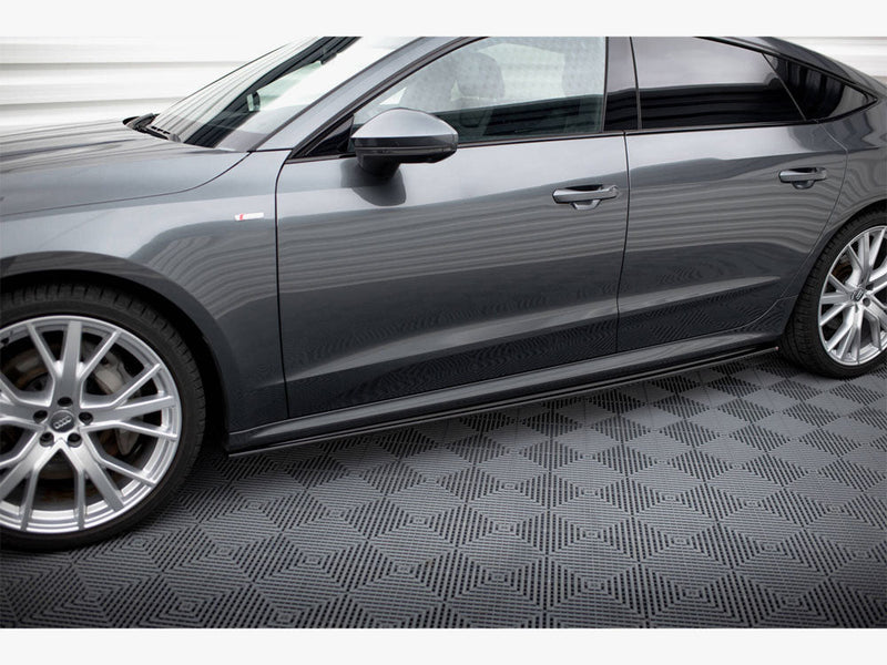 Maxton Design - SIDE SKIRTS DIFFUSERS AUDI S7 C8/ A7 S-LINE C8 SPORTBACK