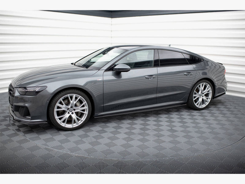 Maxton Design - SIDE SKIRTS DIFFUSERS AUDI S7 C8/ A7 S-LINE C8 SPORTBACK
