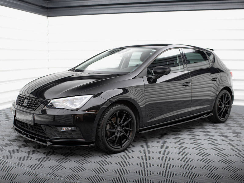 Maxton Design - SIDE SKIRTS SPLITTERS V4 SEAT LEON CUPRA/ FR MK3 FACELIFT (2017-2019)