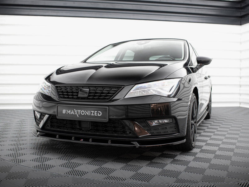 Maxton Design - FRONT SPLITTER V.1 SEAT LEON MK3 FACELIFT