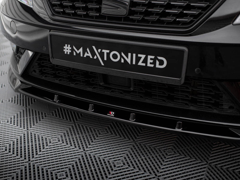 Maxton Design - FRONT SPLITTER V.1 SEAT LEON MK3 FACELIFT