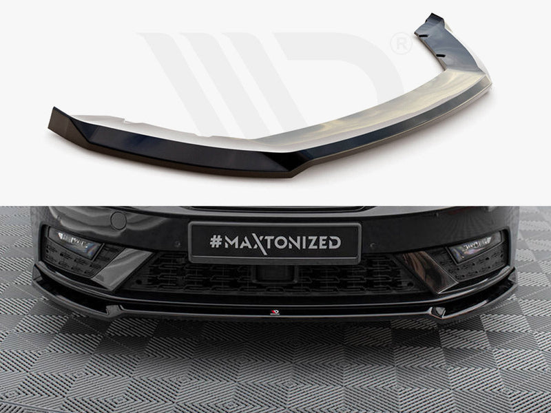 Maxton Design - FRONT SPLITTER V.2 SEAT LEON MK3 FACELIFT