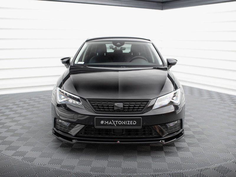 Maxton Design - FRONT SPLITTER V.2 SEAT LEON MK3 FACELIFT