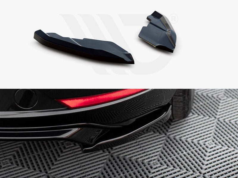 Maxton Design - REAR SIDE SPLITTERS V.2 SEAT LEON HATCHBACK MK3 FACELIFT