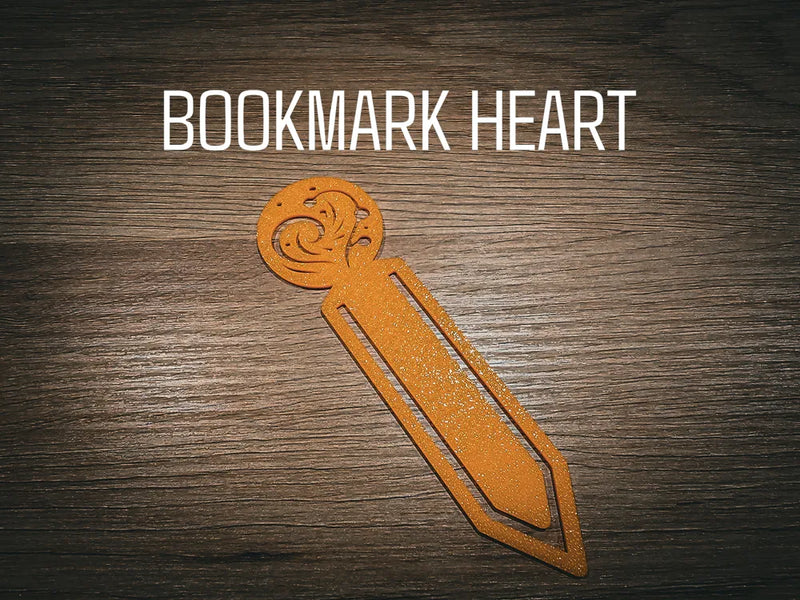 Heart Spiral Bookmark